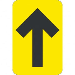 NMC - "Blank" Adhesive-Backed Floor Sign - Industrial Tool & Supply