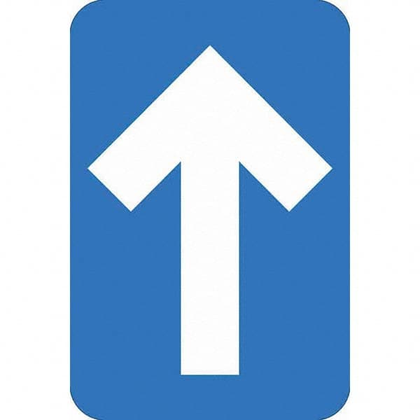 NMC - "Blank" Adhesive-Backed Floor Sign - Industrial Tool & Supply