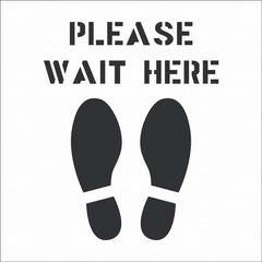 NMC - Facility Stencils Type: Message & Graphic Message Type: Instructions - Industrial Tool & Supply