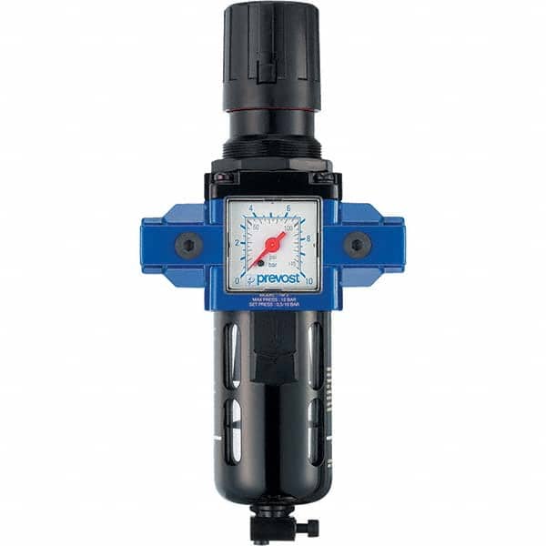 Prevost - Filter, Regulator & Lubricator (FRL) Units Configuration: 1 Pc. Filter/Regulator Body Type: Standard - Industrial Tool & Supply