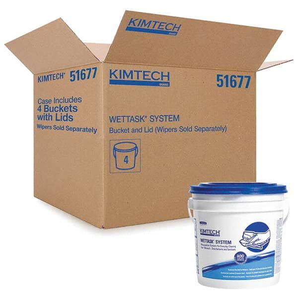 Kimtech - Wipe Dispensers For Use With: Kimtech WetTask 6001, 6211, 6411, & 6471 Dispenser Style: Manual - Industrial Tool & Supply