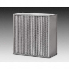 PRO-SOURCE - 23-3/8" High x 23-3/8" Wide x 11-1/2" Deep, 99.97% Capture Efficiency, HEPA Air Filter - Industrial Tool & Supply