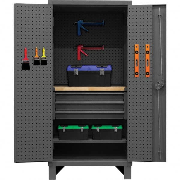 Durham - Storage Cabinets Type: Pegboard Width (Inch): 24-1/8 - Industrial Tool & Supply