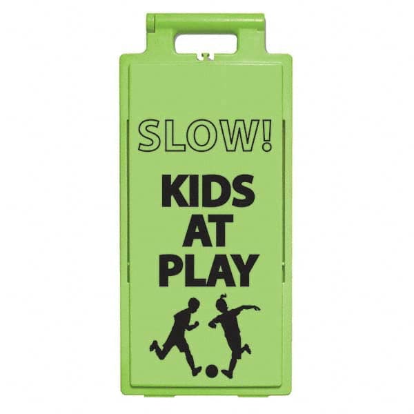PRO-SAFE - Cone & A Frame Floor Signs Shape: A-Frame Type: Accident Prevention - Industrial Tool & Supply