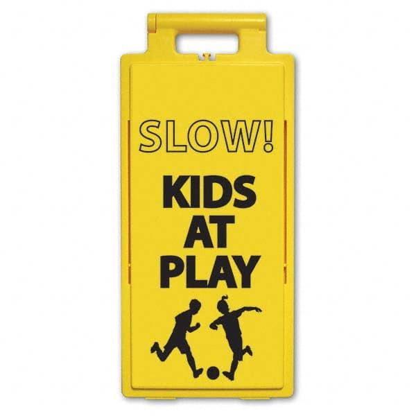 PRO-SAFE - Cone & A Frame Floor Signs Shape: A-Frame Type: Accident Prevention - Industrial Tool & Supply