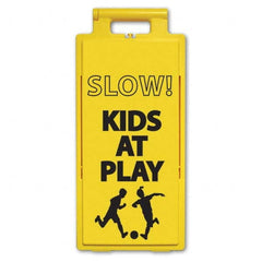 PRO-SAFE - Cone & A Frame Floor Signs Shape: A-Frame Type: Accident Prevention - Industrial Tool & Supply