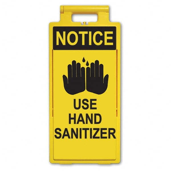 PRO-SAFE - Cone & A Frame Floor Signs Shape: A-Frame Type: Accident Prevention - Industrial Tool & Supply