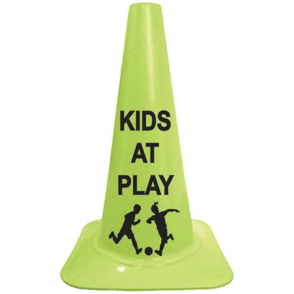 PRO-SAFE - Traffic Cones Type: Sport Cone Color: Lime - Industrial Tool & Supply