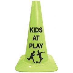PRO-SAFE - Traffic Cones Type: Sport Cone Color: Lime - Industrial Tool & Supply