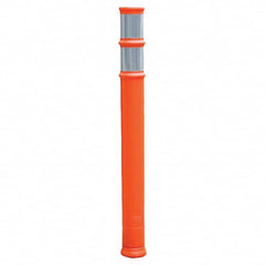 PRO-SAFE - Traffic Barrels, Delineators & Posts Type: Delineator Post Material: HDPE - Industrial Tool & Supply