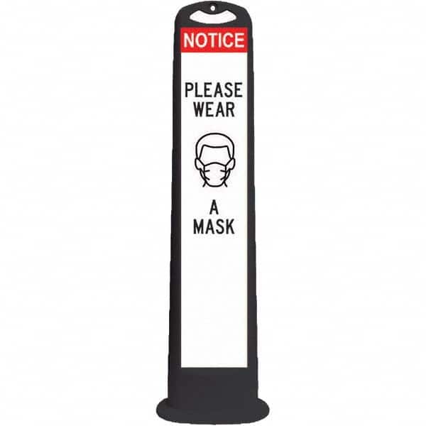 PRO-SAFE - Traffic Barrels, Delineators & Posts Type: Vertical Panel Material: HDPE - Industrial Tool & Supply