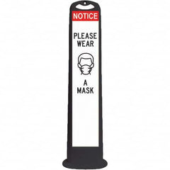 PRO-SAFE - Traffic Barrels, Delineators & Posts Type: Vertical Panel Material: HDPE - Industrial Tool & Supply