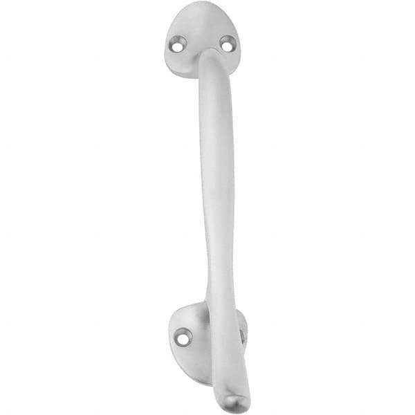 Made in USA - 8-3/4" Long x 1-1/2" Wide, Brass Door Pull - Industrial Tool & Supply