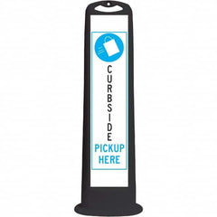 PRO-SAFE - Traffic Barrels, Delineators & Posts Type: Vertical Panel Material: HDPE - Industrial Tool & Supply