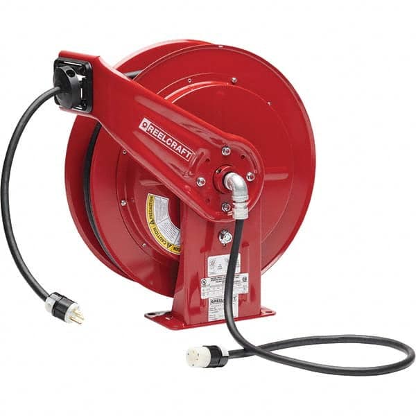 Reelcraft - Cord & Cable Reels End Type: Single Outlet Cable Length (Feet): 100 - Industrial Tool & Supply