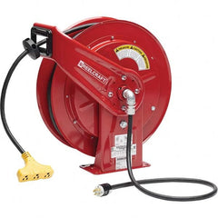 Reelcraft - Cord & Cable Reels End Type: Triple Tap Outlet Cable Length (Feet): 75 - Industrial Tool & Supply