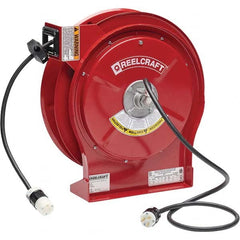 Reelcraft - Cord & Cable Reels End Type: Single Outlet Cable Length (Feet): 50 - Industrial Tool & Supply