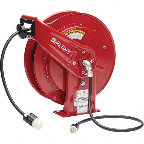 Reelcraft - Cord & Cable Reels End Type: Single Outlet Cable Length (Feet): 75 - Industrial Tool & Supply