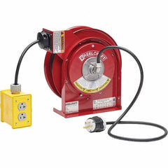 Reelcraft - Cord & Cable Reels End Type: Quad Outlet Cable Length (Feet): 45 - Industrial Tool & Supply