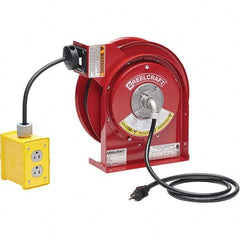 Reelcraft - Cord & Cable Reels End Type: Quad Outlet Cable Length (Feet): 45 - Industrial Tool & Supply