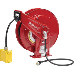 Reelcraft - Cord & Cable Reels End Type: Duplex GFCI Cable Length (Feet): 75 - Industrial Tool & Supply