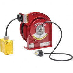 Reelcraft - Cord & Cable Reels End Type: Duplex GFCI Outlet Box Cable Length (Feet): 45 - Industrial Tool & Supply