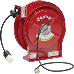Reelcraft - Cord & Cable Reels End Type: Twist Lock Receptacle Cable Length (Feet): 50 - Industrial Tool & Supply