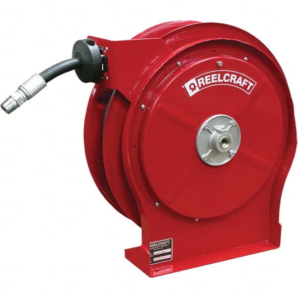 Reelcraft - 35' Spring Retractable Hose Reel - Industrial Tool & Supply