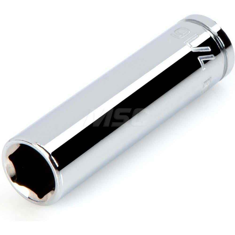 Hand Socket: 3/8″ Drive, 7/16″ Socket, 6-Point Chrome-Plated & Polished