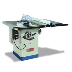 Table Saws; Blade Diameter (Inch): 10; Arbor Diameter (Inch): 5/8; Maximum Cutting Depth (Inch): 8; Phase: 1; Maximum Rip to Right of Blade (Inch): 30; Horsepower (HP): 2.0; Voltage: 220; Maximum Width of Dado (Inch): 13/16; Maximum Diameter of Dado (Inch