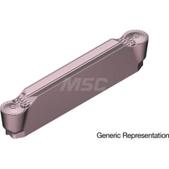 Grooving Insert: GCM2010RN AC520U, Solid Carbide Super ZX Finish, Neutral, 2 mm Cutting Width, 20 mm Max Depth, Series GND