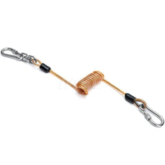 Tool Holding Accessories; Type: Coiled Cable Lanyard; Connection Type: Carabiner; Extended Length (Inch): 51.1800; Color: Molten Orange; Minimum Order Quantity: Polyurethane; Material: Polyurethane