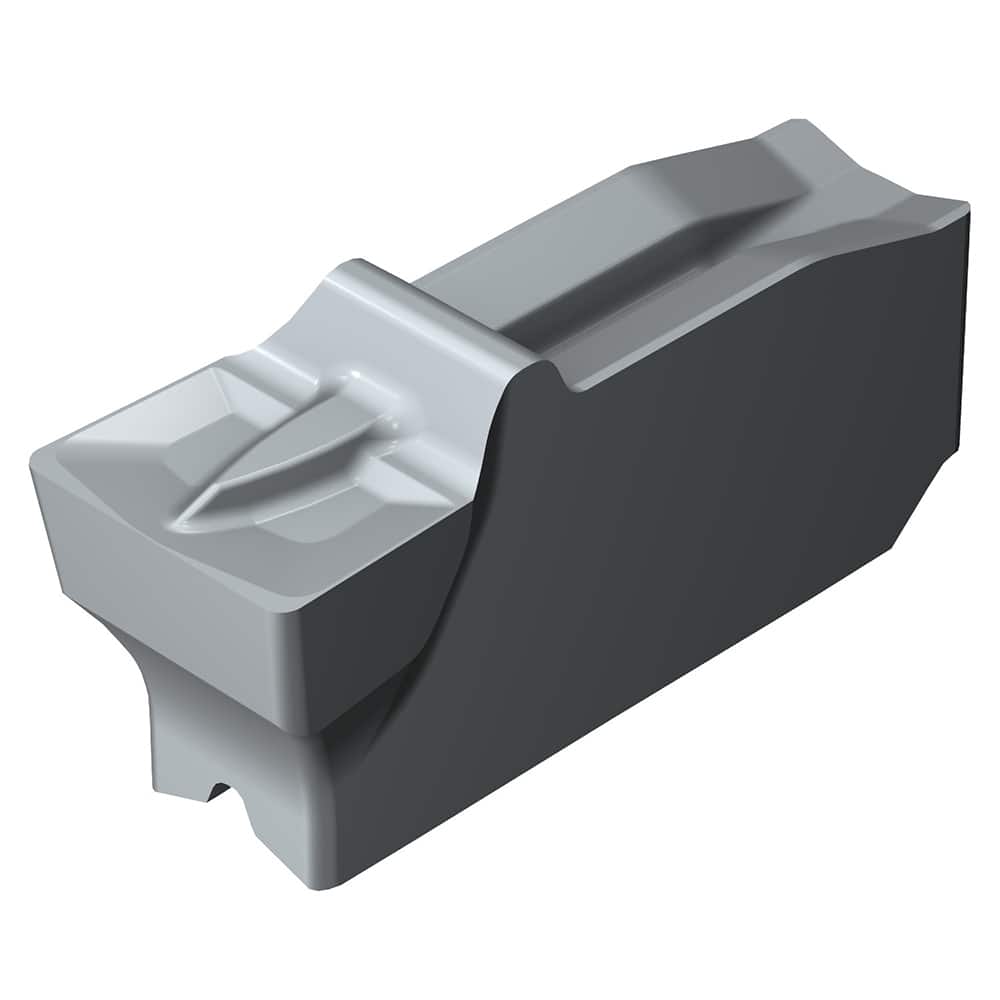 Grooving Insert: QI-NGGF H13A, Solid Carbide Neutral, 0.1252″ Cutting Width, Series CoroCut QI