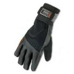 9012 S BLK GLOVES W/ WRIST SUPPORT - Industrial Tool & Supply