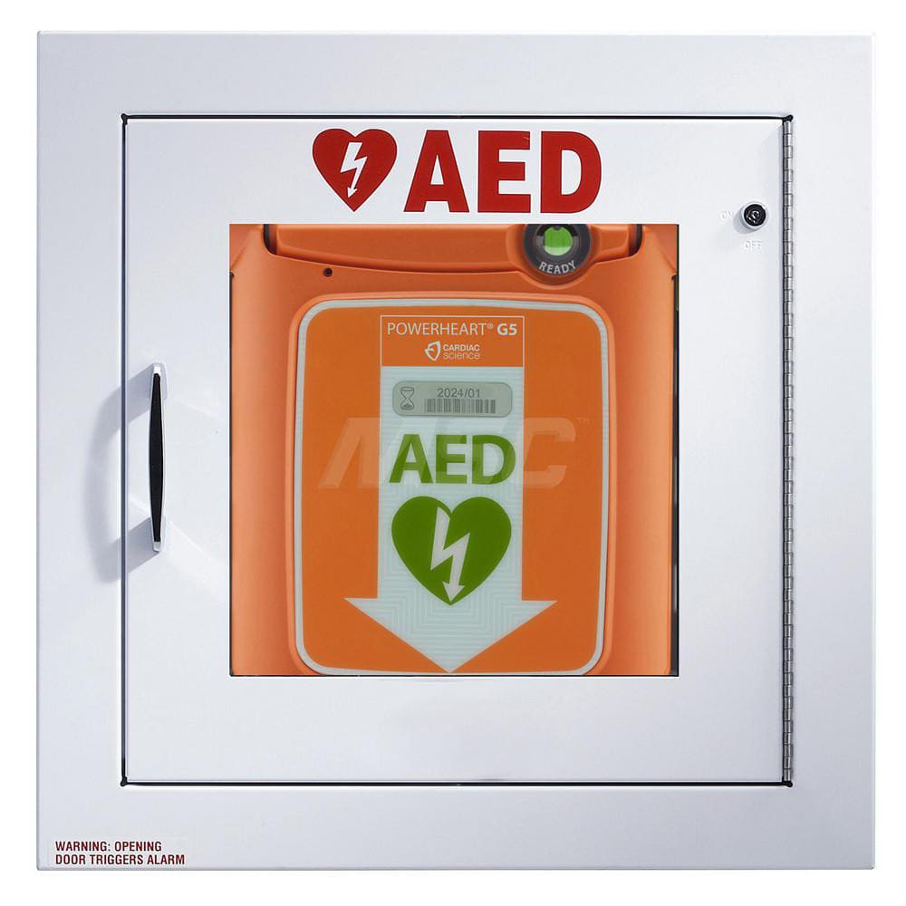 Cabinet for Defibrillators For Use with Powerheart G5 AED