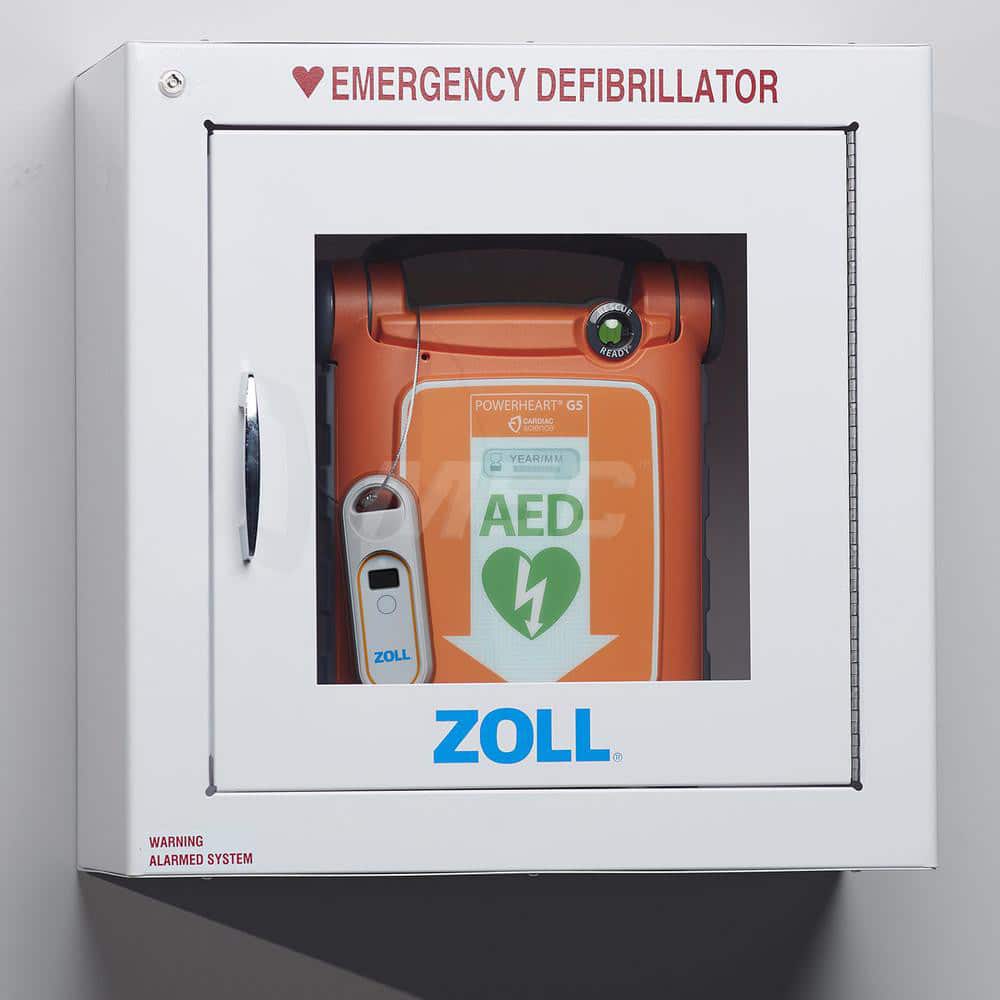 Cabinet for Defibrillators For Use with Powerheart G5 AED