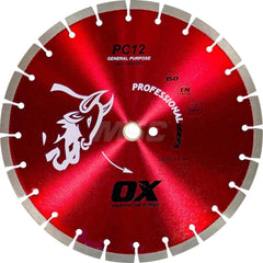 Wet & Dry Cut Saw Blade: 18″ Dia, 1″ Arbor Hole Use on General Purpose, Standard Arbor