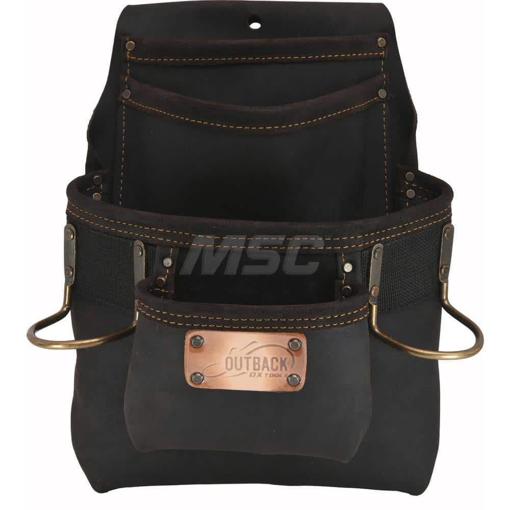 Tool Pouches & Holsters; Holder Type: Tool Pouch; Tool Type: General Purpose; Material: Oil-Tanned Leather; Color: Brown; Number of Pockets: 4.000; Minimum Order Quantity: Oil-Tanned Leather; Mat: Oil-Tanned Leather; Material: Oil-Tanned Leather