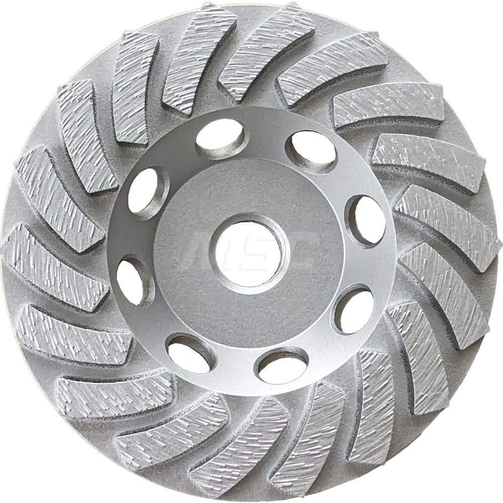 Surface Grinding Wheel: 4″ Dia, 1″ Thick, 5/8″ Hole, 50 & 60 Grit Type 11, Diamond