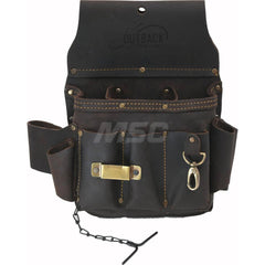 Tool Pouches & Holsters; Holder Type: Tool Pouch; Tool Type: Electrician's; Material: Oil-Tanned Leather; Color: Brown; Number of Pockets: 4.000; Minimum Order Quantity: Oil-Tanned Leather; Mat: Oil-Tanned Leather; Material: Oil-Tanned Leather
