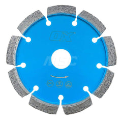 Wet & Dry Cut Saw Blade: 7″ Dia, 5/8 & 7/8″ Arbor Hole Use on Crack Chasing, Standard Arbor