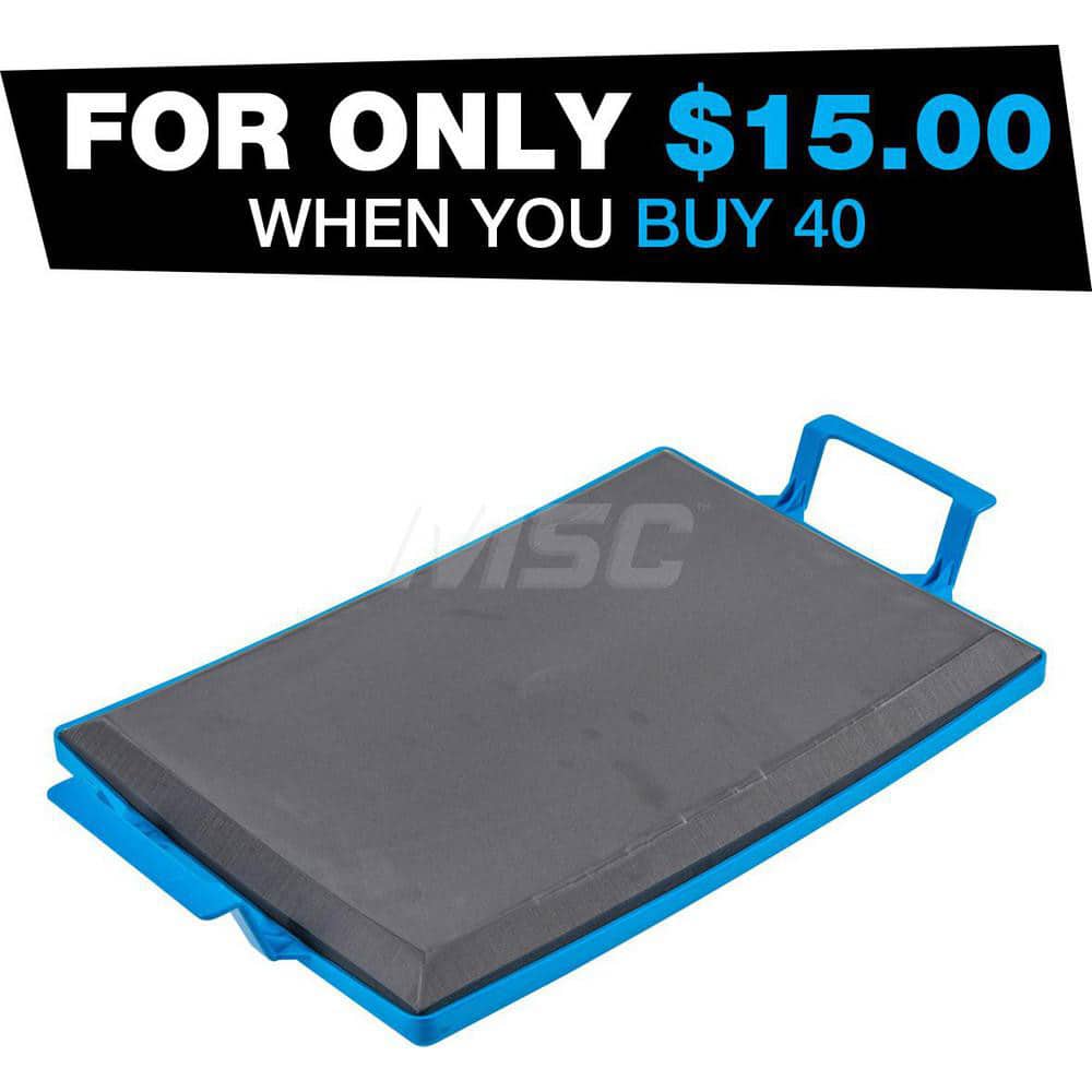 Knee Pads; Strap Type: Adhesive (No Straps); Hard Protective Cap: No; Size: One Size Fits All; Padding Material: Foam; Color: Blue/Black; Special Features: None