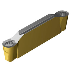 Profiling Insert: N123H2 S205, Solid Carbide 0.078″ Corner Radius, Series CoroCut 1-2