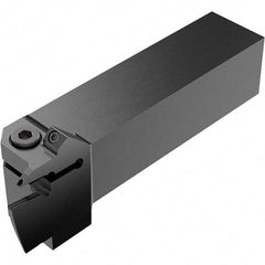 Seco - CFI, External, Right Hand, 10.5mm Max Depth of Cut, 55 to 80mm Groove Width, Indexable Grooving Tool Holder - LC.. 1603.. Insert Compatibility, 25mm Shank Height, 25mm Shank Width, 117.5mm OAL, Through Coolant - Industrial Tool & Supply