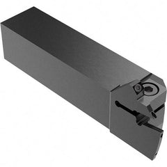 Seco - CFI, External, Left Hand, 13.5mm Max Depth of Cut, 4mm Max Groove Width, Indexable Grooving Tool Holder - LC.. 1604.. Insert Compatibility, 25mm Shank Height, 25mm Shank Width, 123mm OAL, Through Coolant - Industrial Tool & Supply