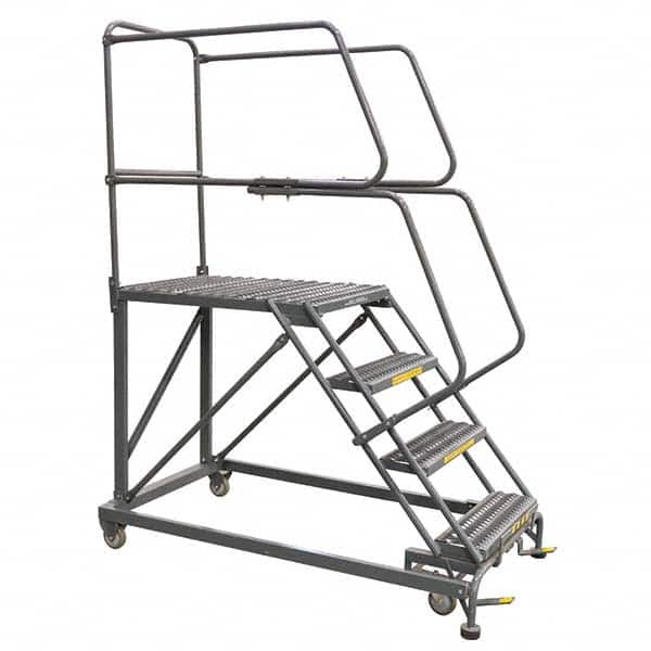 Ballymore - Rolling & Wall Mounted Ladders & Platforms Type: Stairway Slope Ladder Style: 59 Degree Incline - Industrial Tool & Supply
