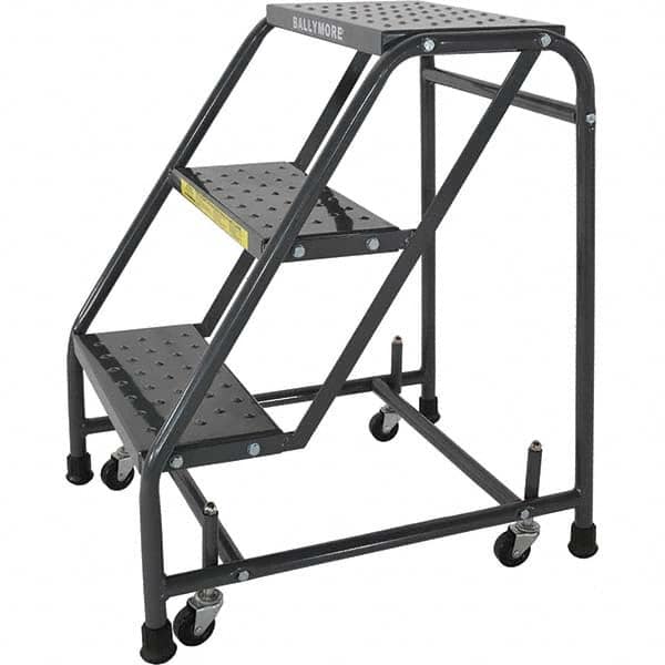 Ballymore - Rolling & Wall Mounted Ladders & Platforms Type: Stairway Slope Ladder Style: 50 Degree Incline - Industrial Tool & Supply