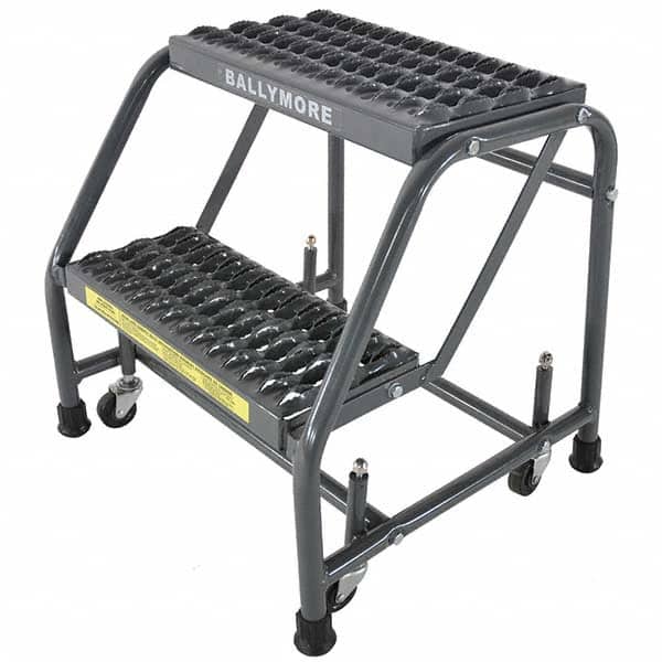 Ballymore - Rolling & Wall Mounted Ladders & Platforms Type: Stairway Slope Ladder Style: 50 Degree Incline - Industrial Tool & Supply