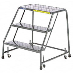 Ballymore - Rolling & Wall Mounted Ladders & Platforms Type: Stairway Slope Ladder Style: 50 Degree Incline - Industrial Tool & Supply