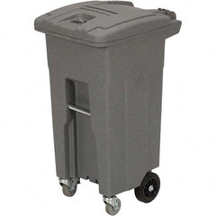 32 Gal Rectangle Graystone Confidential Document Container Polyethylene